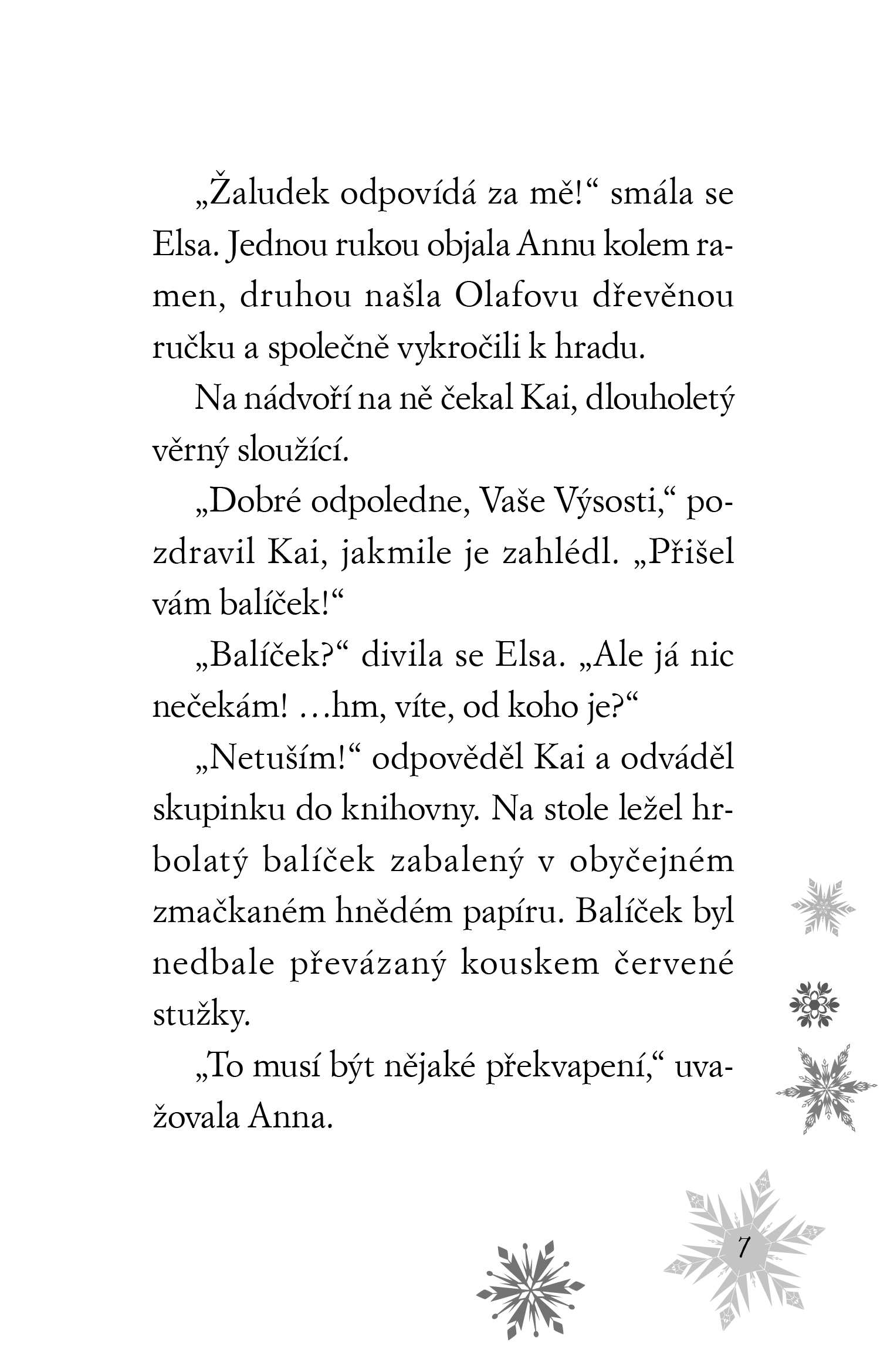 Anna a Elsa Tajemný ctitel