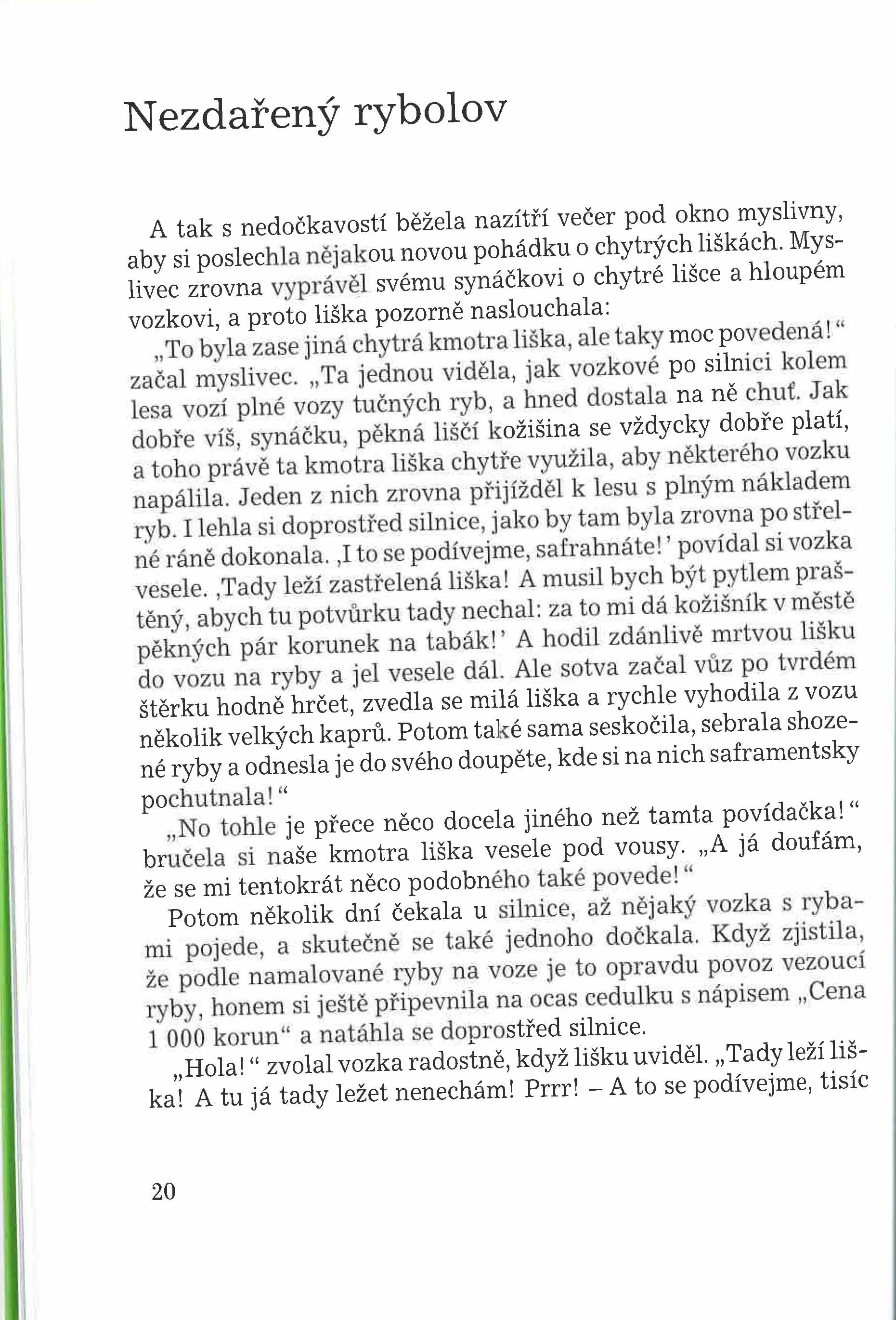 O chytré kmotře lišce
