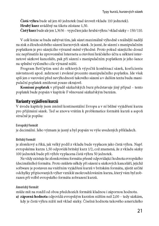 Jak sázet kurzové sázky úspěšně