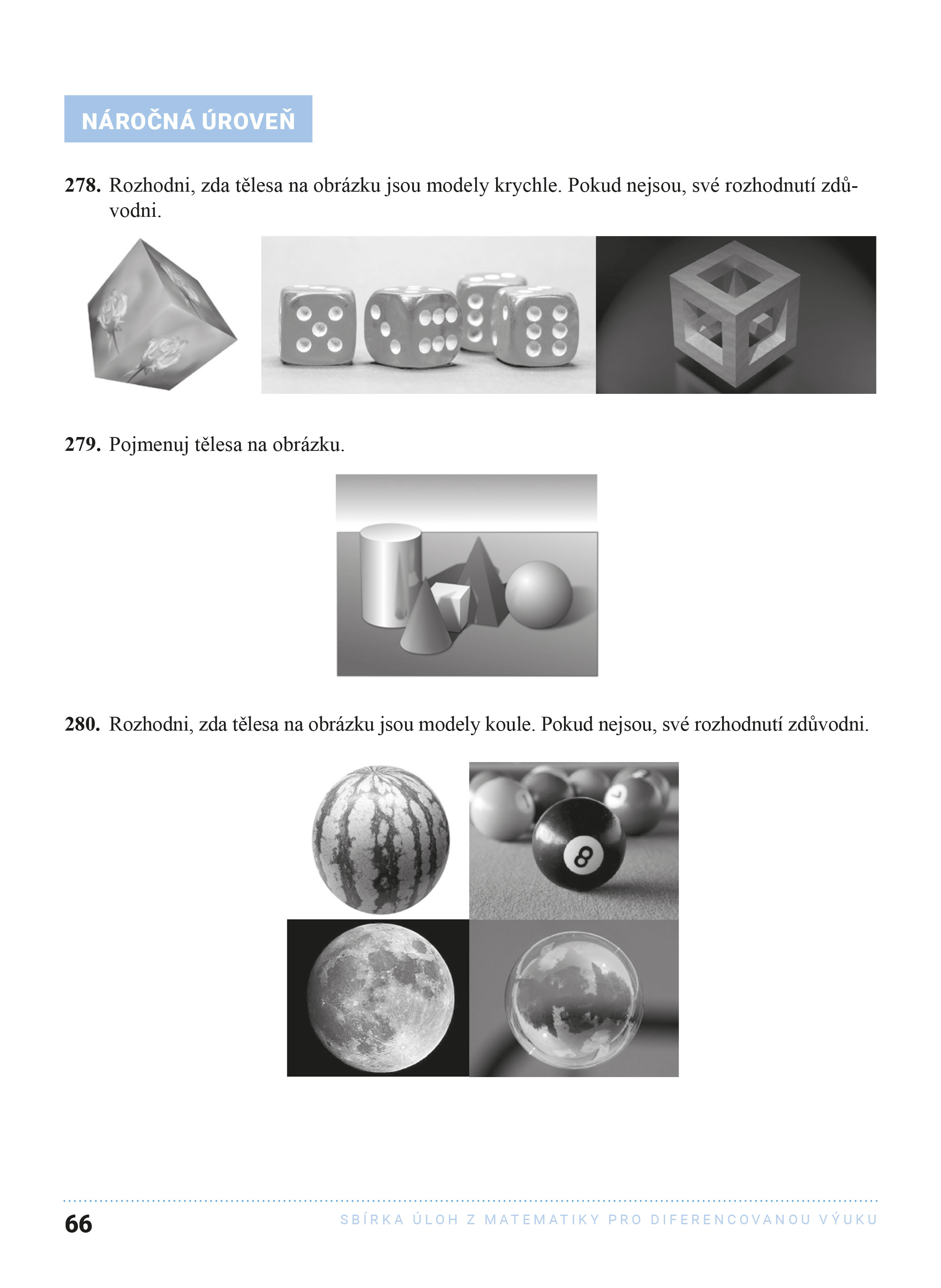 Sbírka matematických úloh s rostoucí náročností