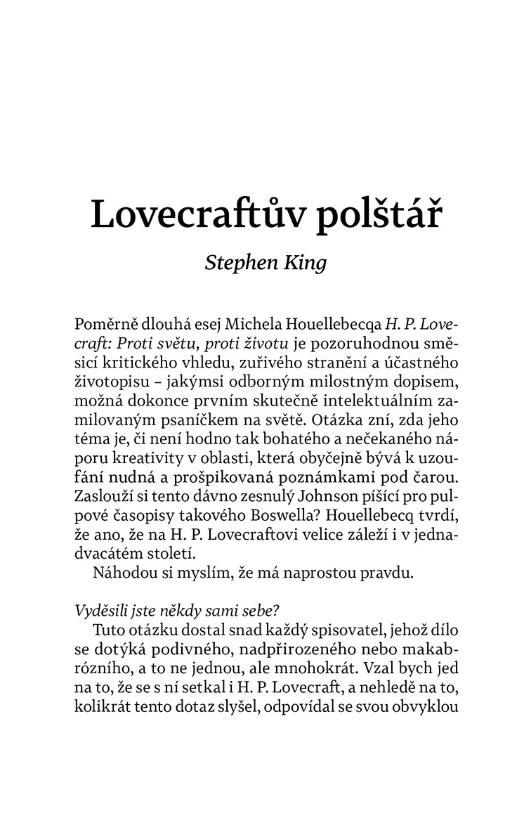H. P. Lovecraft: Proti světu, proti životu