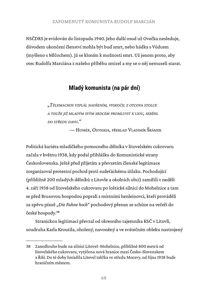 Zapomenutý komunista Rudolf Marcián