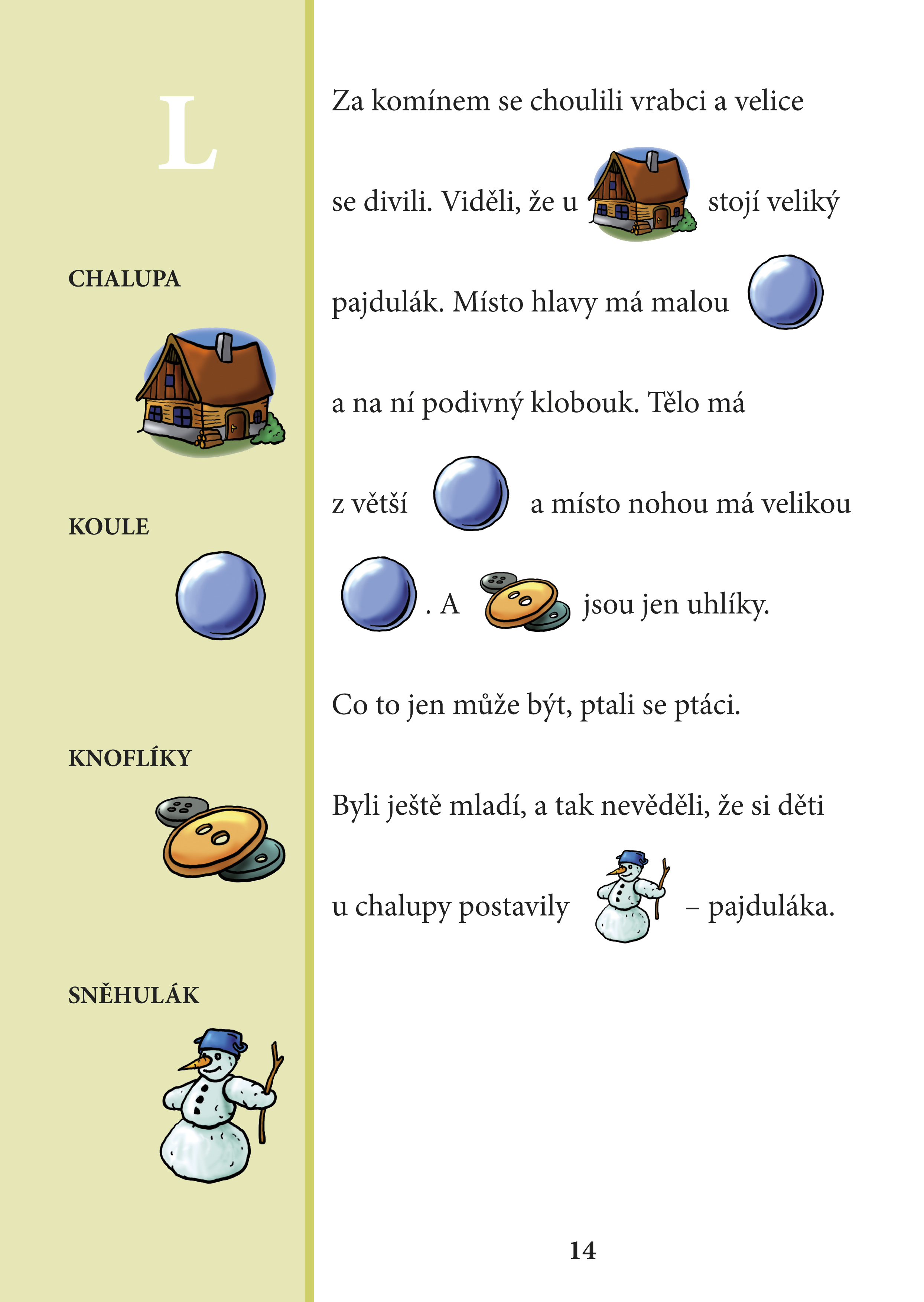 Logopedické pexeso a obrázkové čtení L-R-Ř