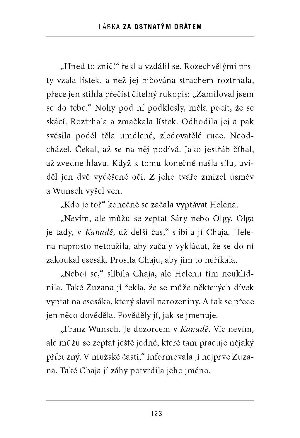 Láska za ostnatým drátem