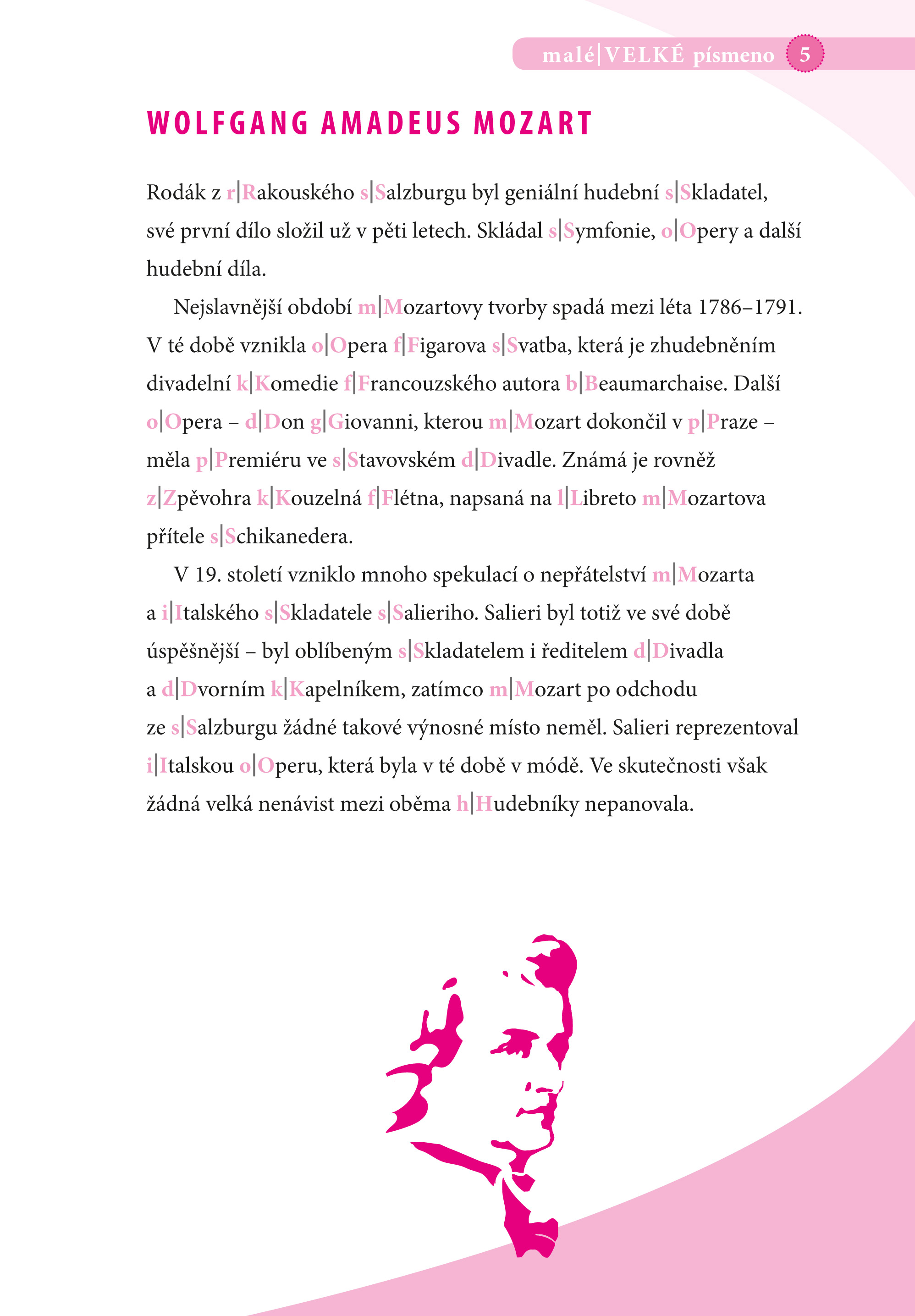 DESETIMINUTOVKY. Velká a malá písmena