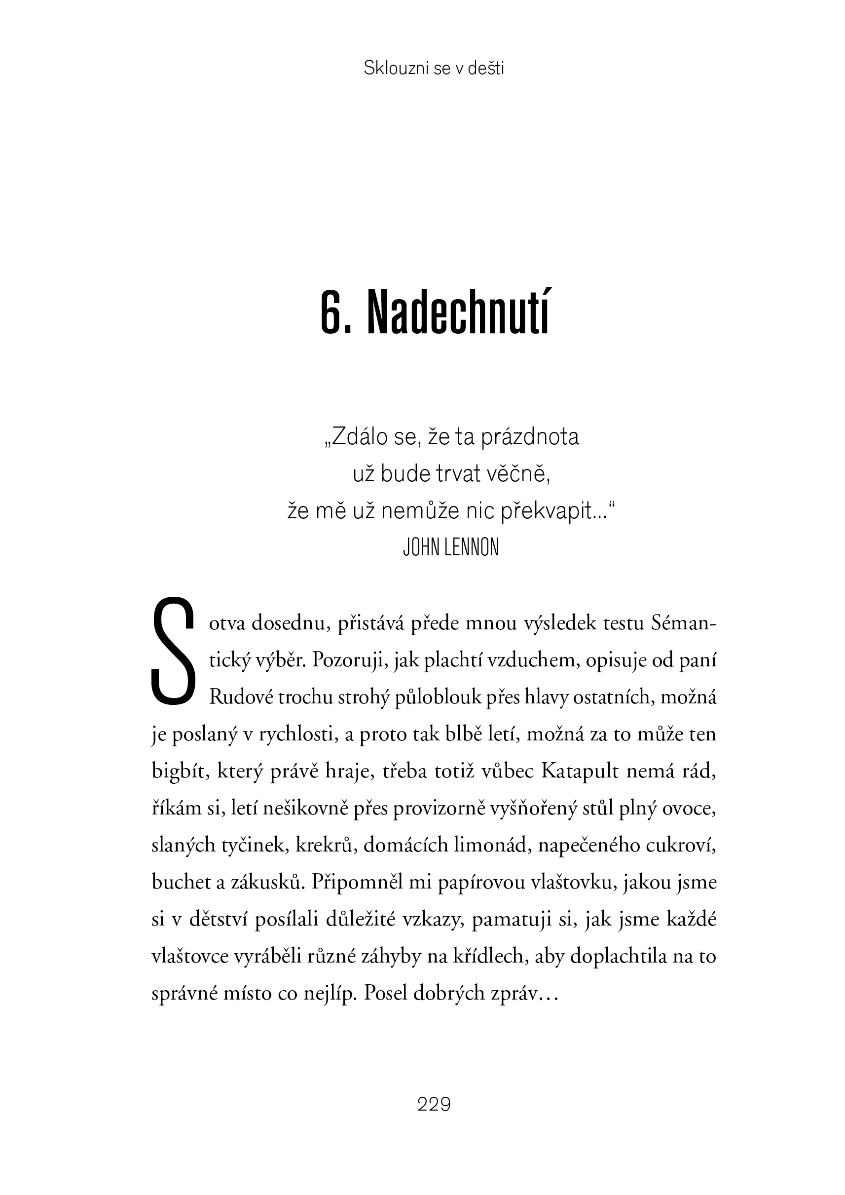 Sklouzni se v dešti