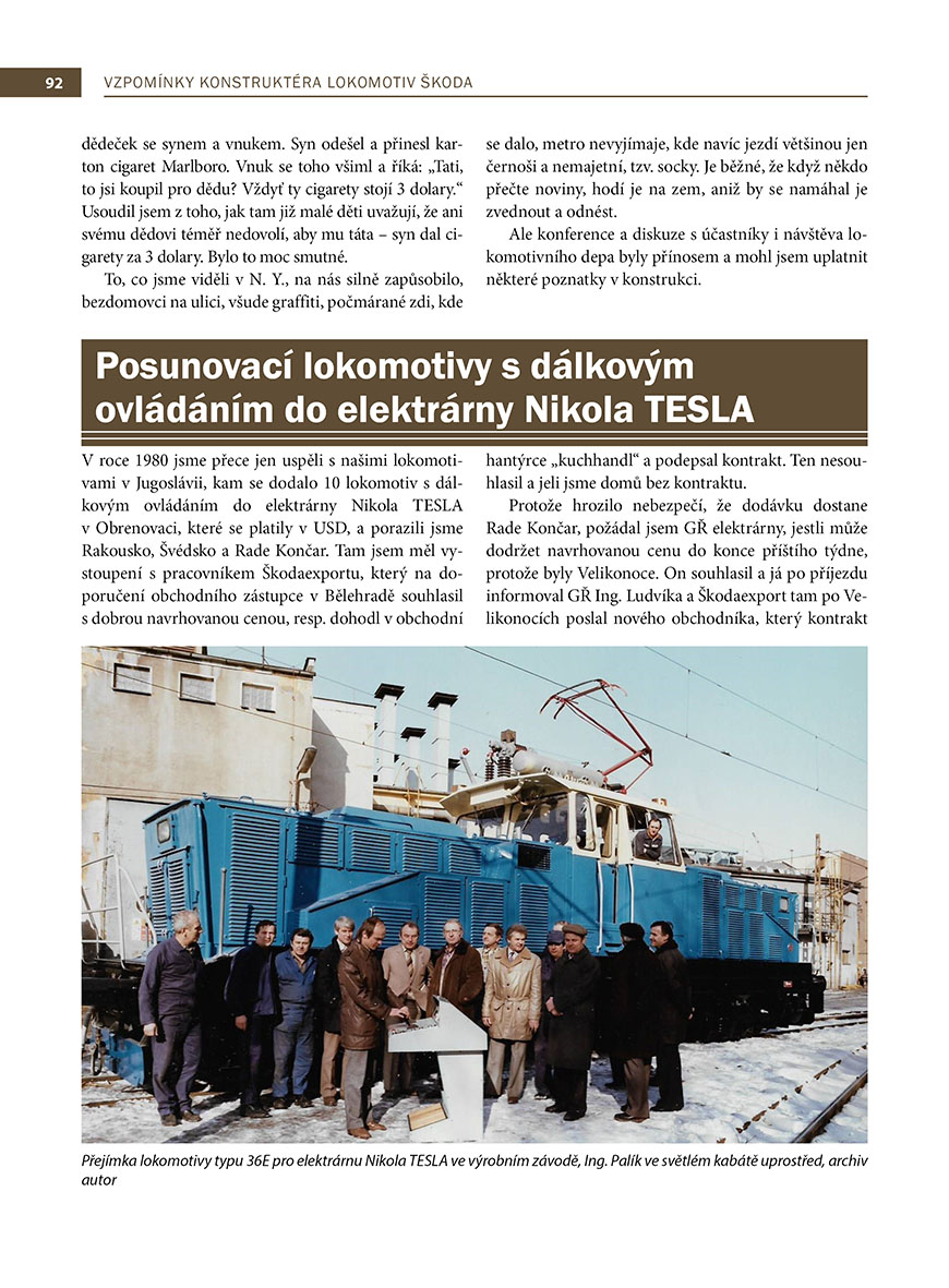 Vzpomínky konstruktéra lokomotiv Škoda