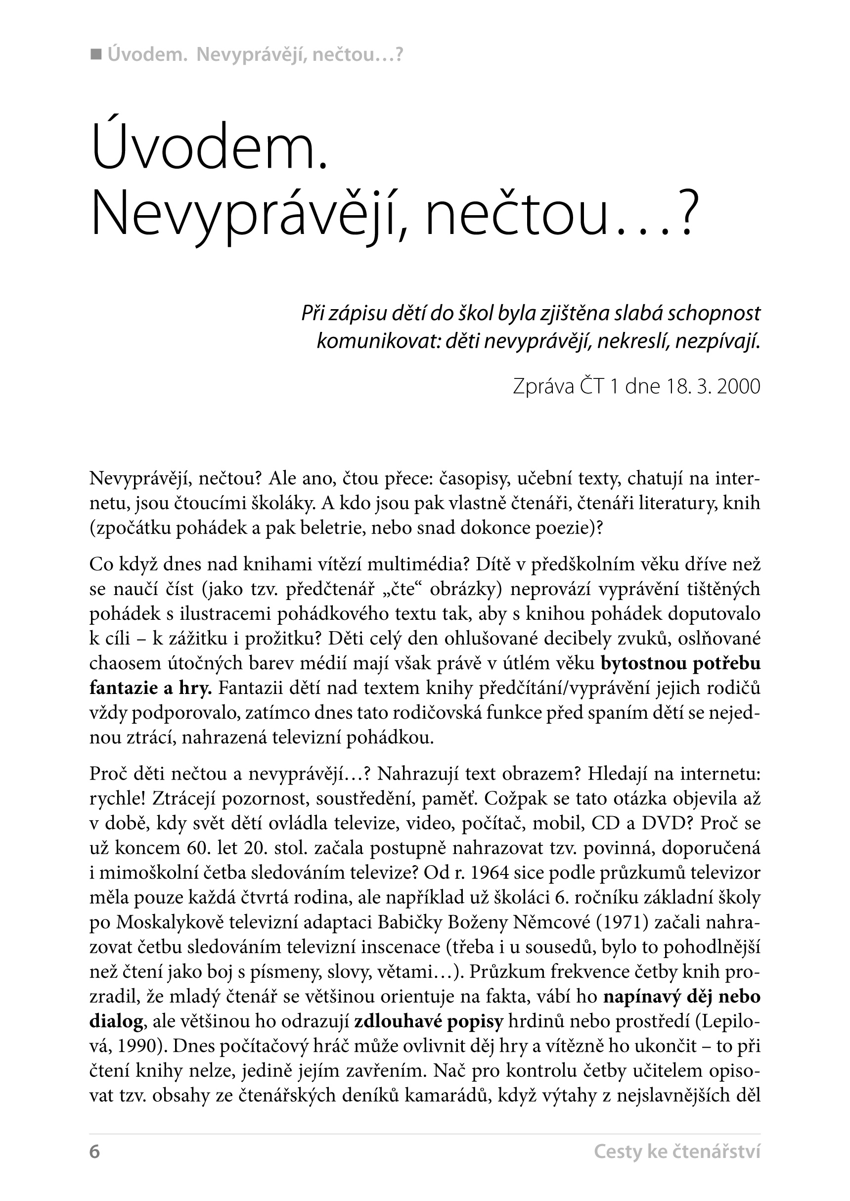 Cesty ke čtenářství + DVD