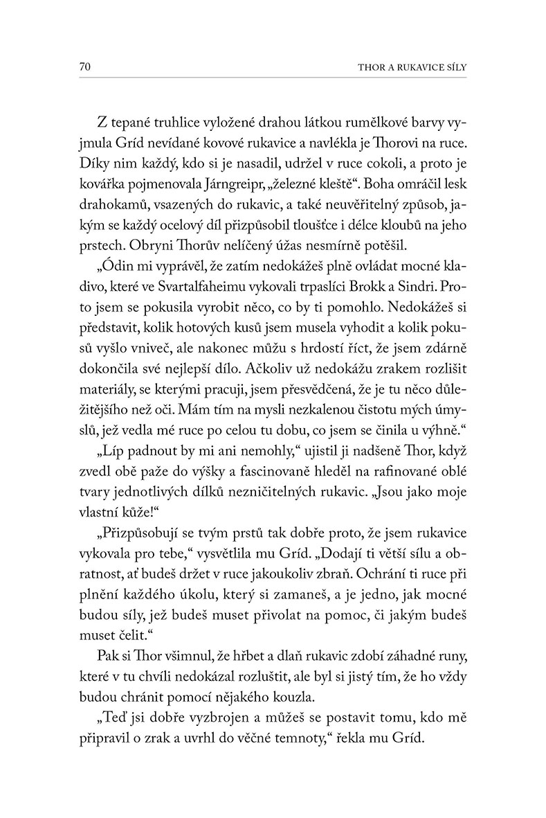 Thor a rukavice síly