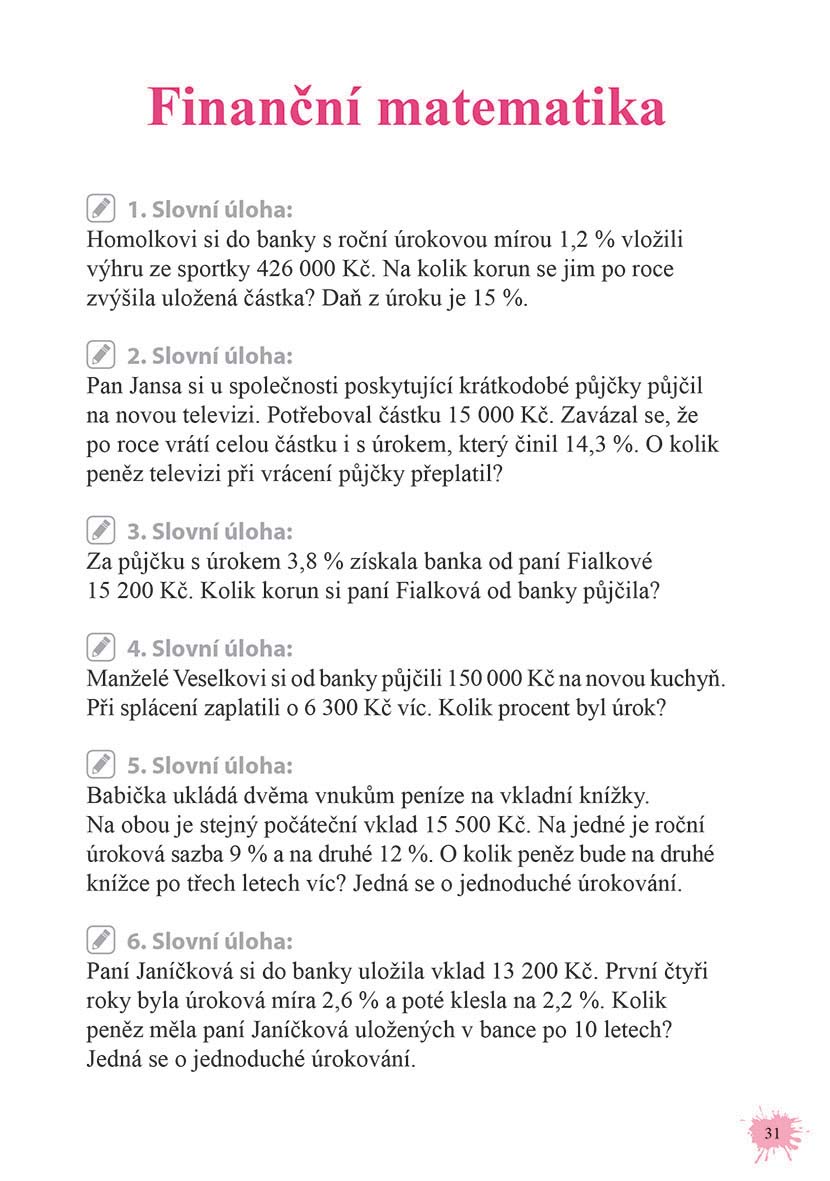 Matematika od šestky do devítky - Cvičebnice pro 7. třídu ZŠ