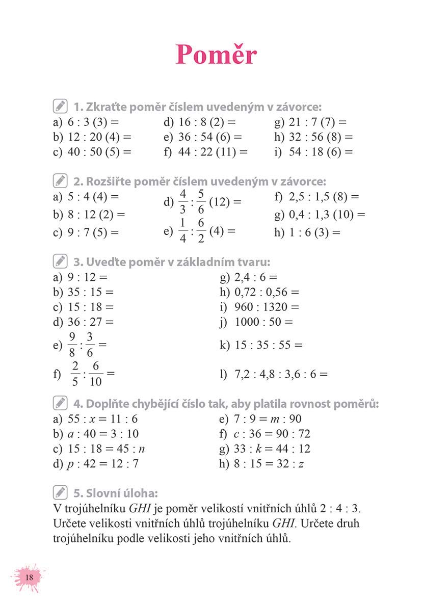 Matematika od šestky do devítky - Cvičebnice pro 7. třídu ZŠ