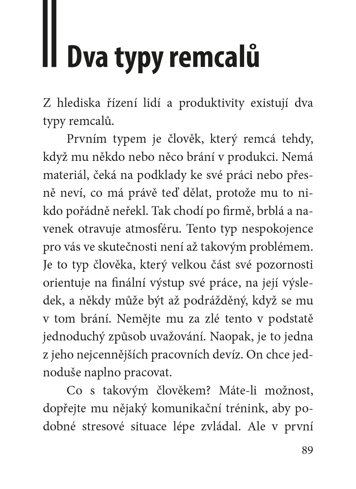 Ze života šéfa