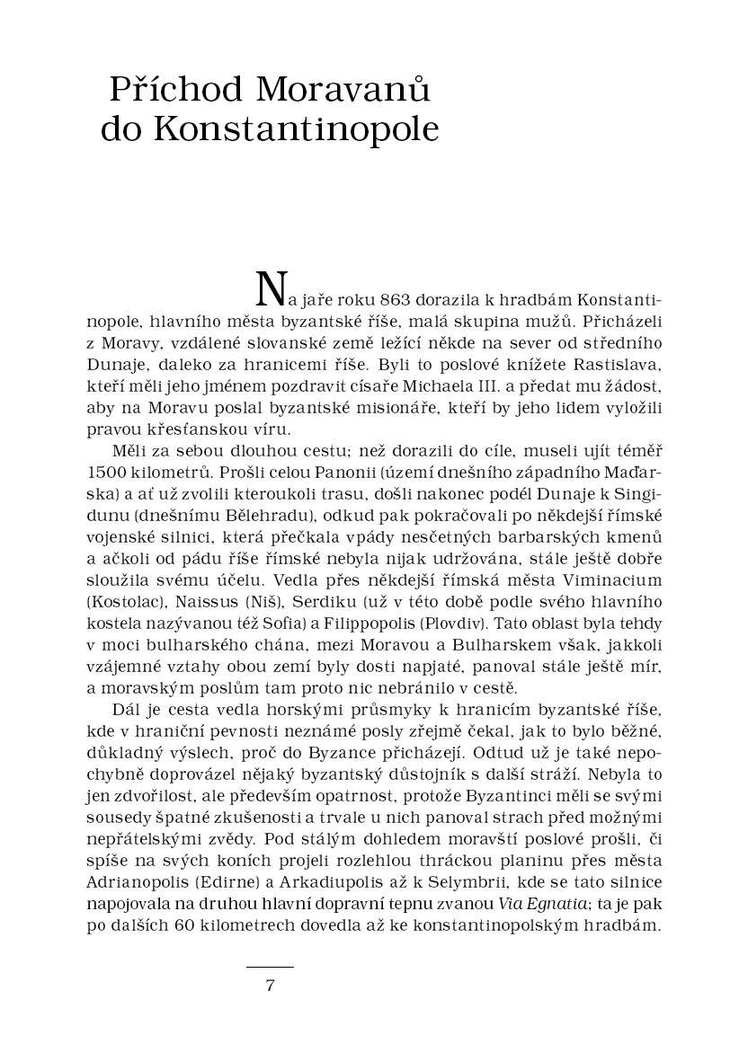 Cyril a Metoděj mezi Konstantinopolí a Římem