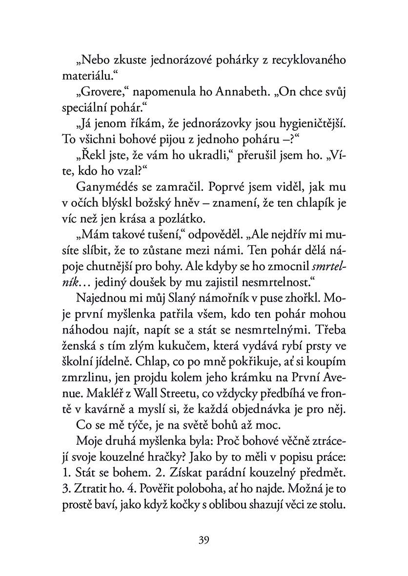 Percy Jackson - Pohár bohů