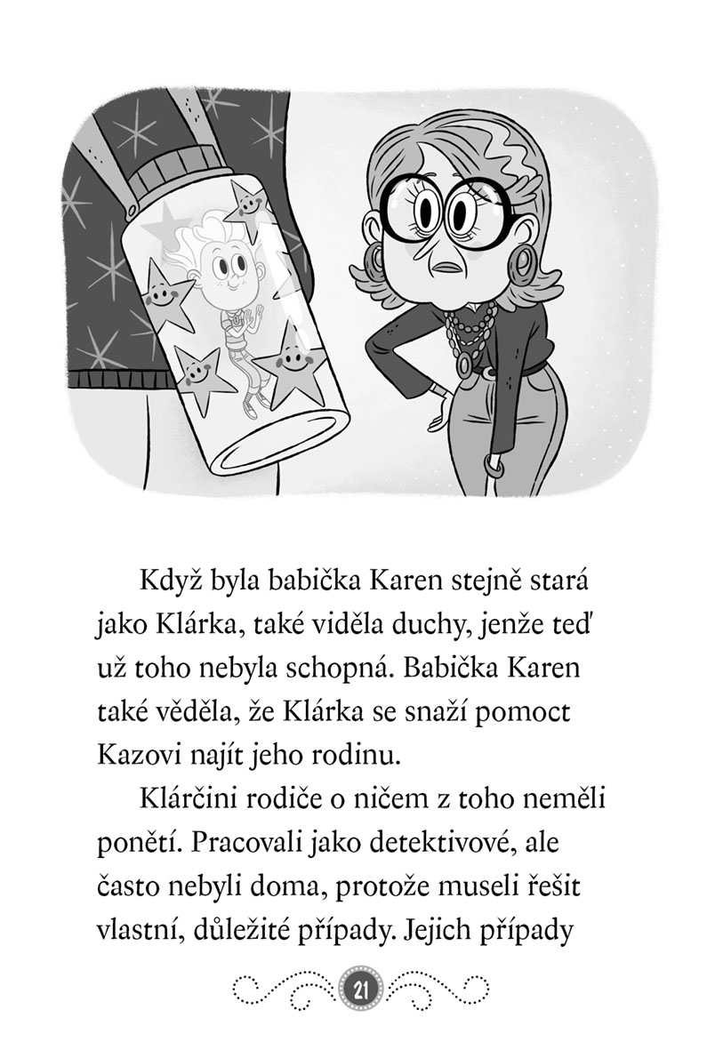 Strašidelná knihovna - Duch za oponou