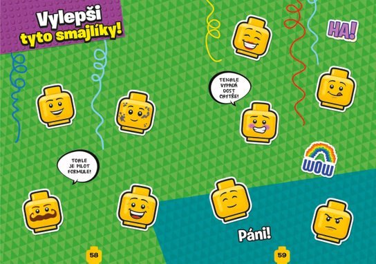 LEGO® EMOTICON Kniha samolepek