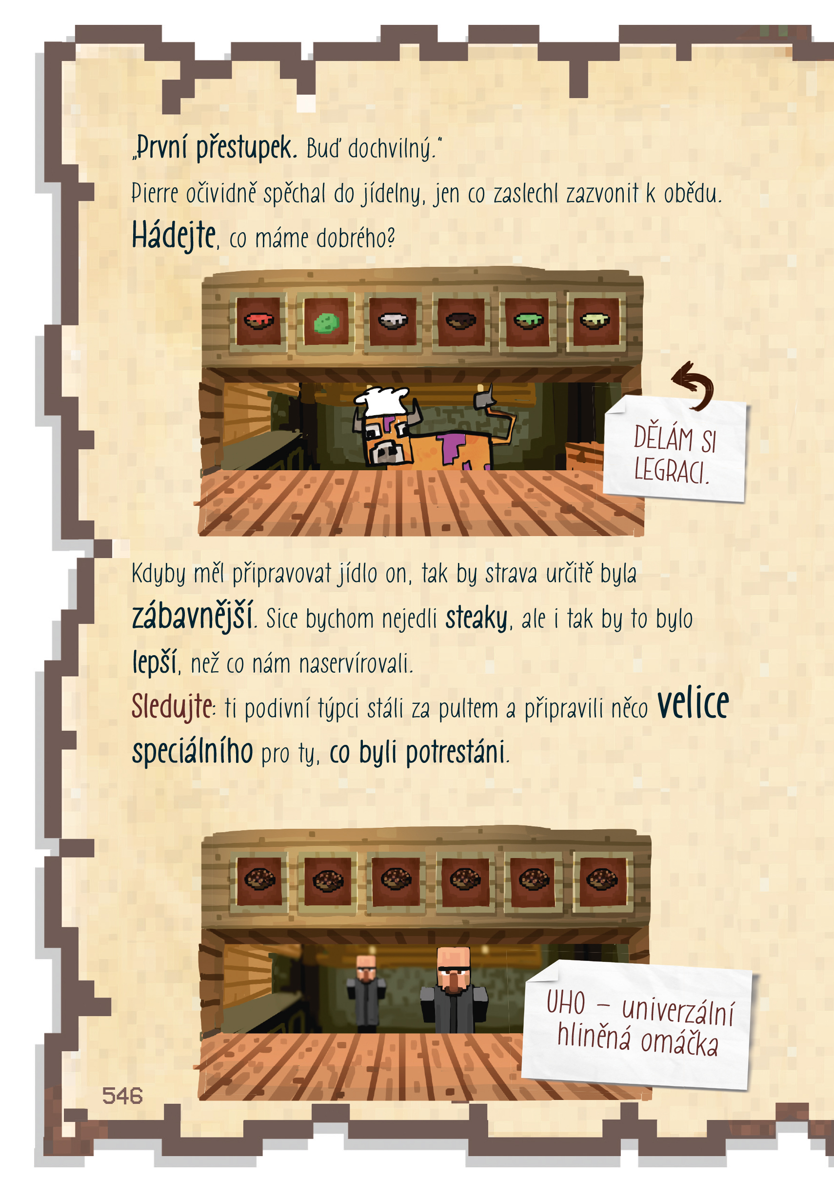 Deník malého Minecrafťáka komplet 1