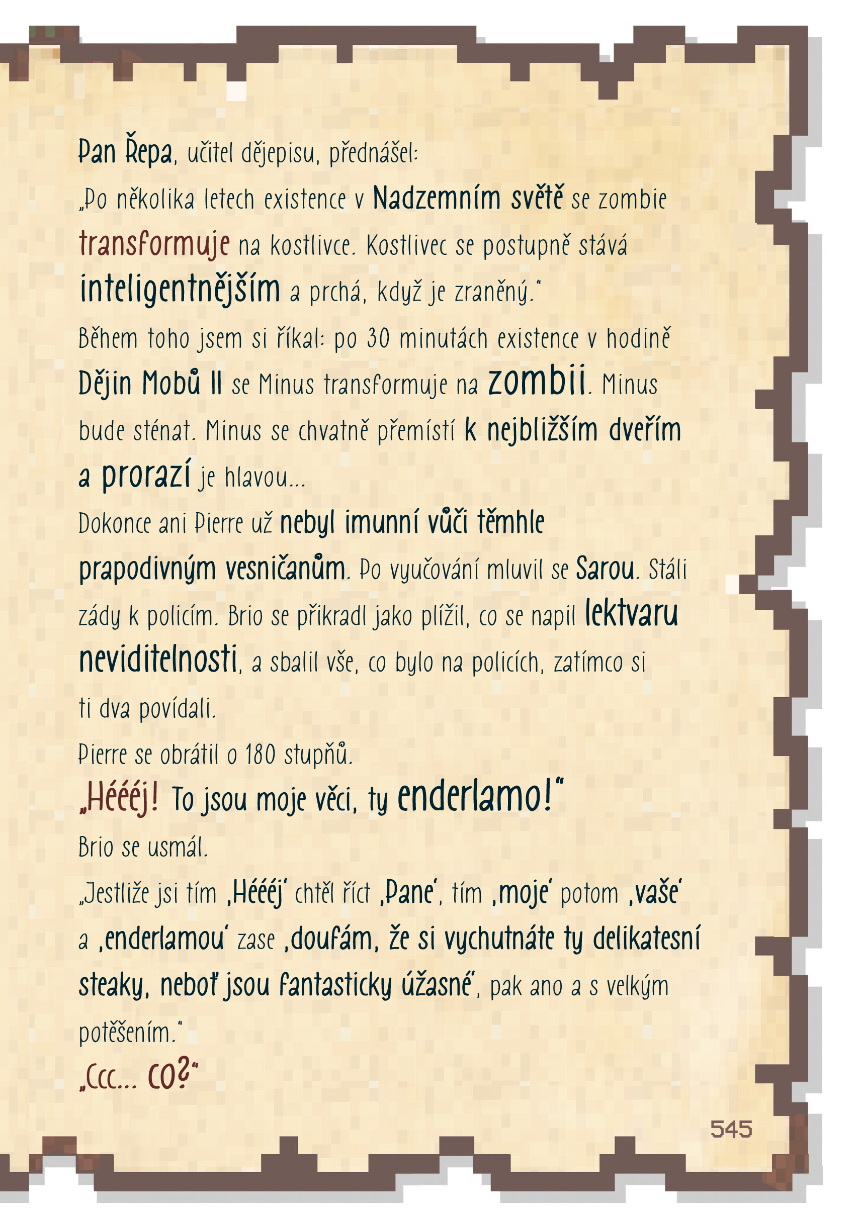 Deník malého Minecrafťáka komplet 1