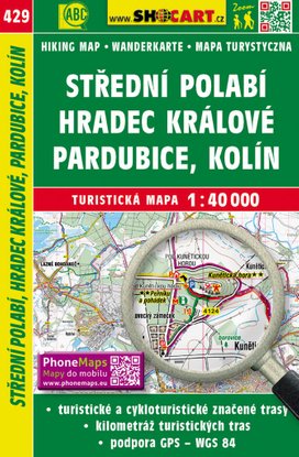 Střední Polabí, Hradec Králové, Pardubice, 1:40 000