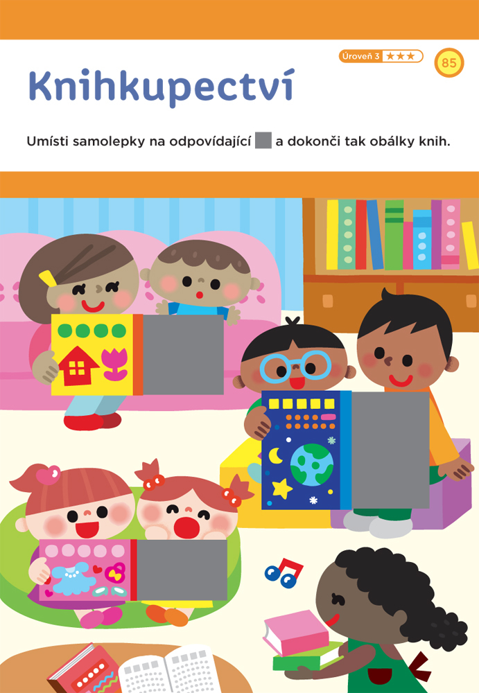Moje první kniha aktivit Samolepky