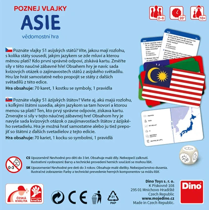 Hra Poznej vlajky Asie
