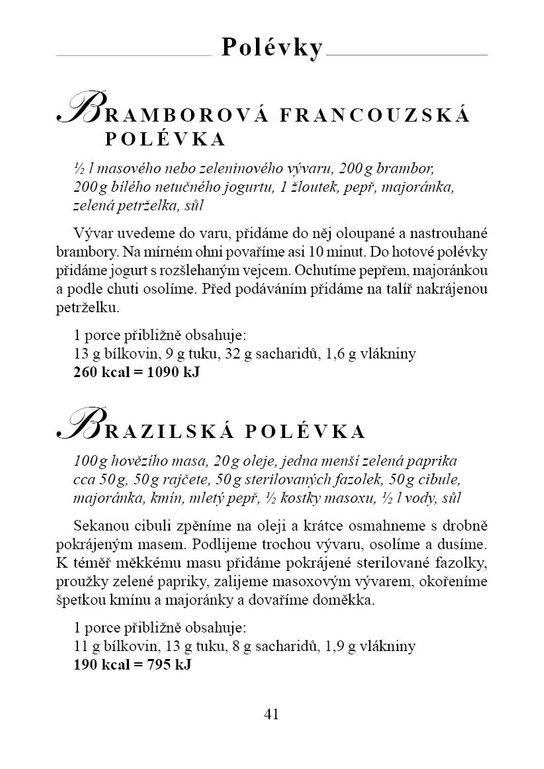Kuchařka pro diabetiky