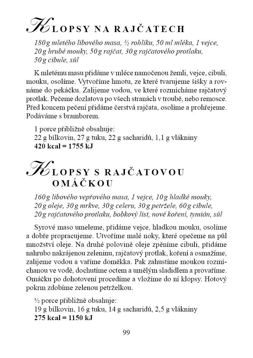 Kuchařka pro diabetiky