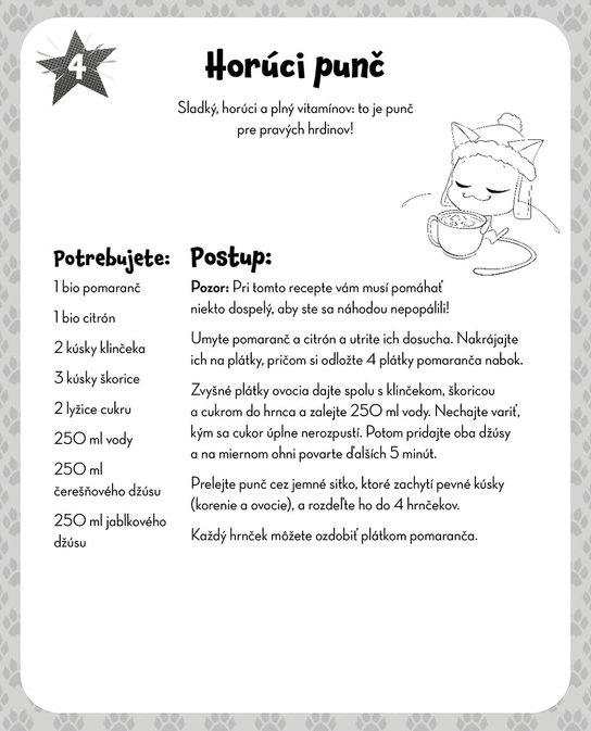Čarovná Lienka a Čierny Kocúr - Adventná škrabacia knižka