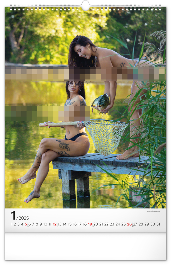 Girls and Carps 2025 - nástěnný kalendář