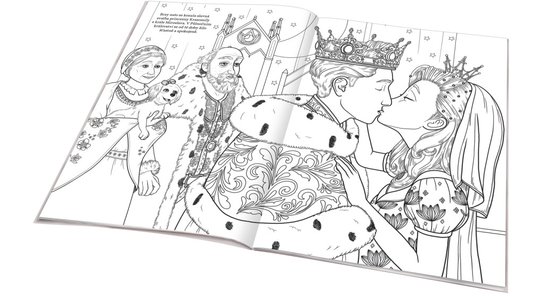 Pyšná princezna – Omalovánky na motivy filmové pohádky