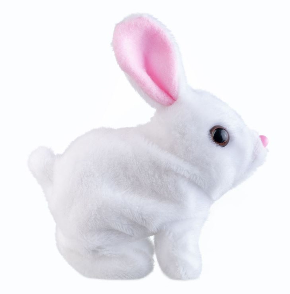Králík Ben skákající plyš/plast