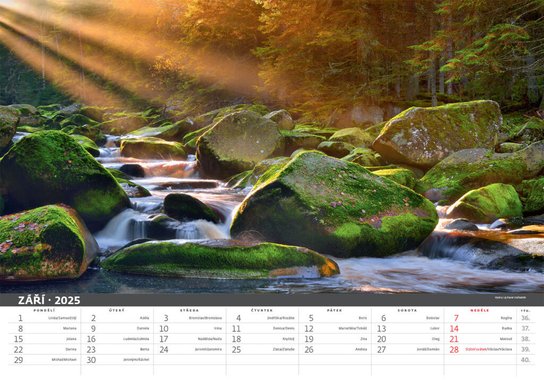 Šumava 2025 - nástěnný kalendář