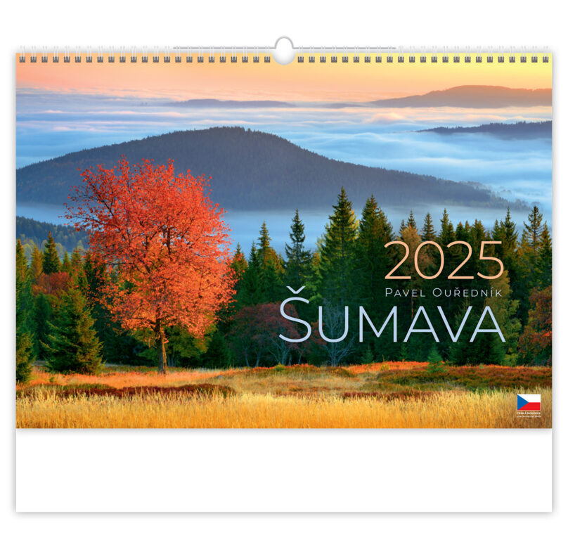 Šumava 2025 - nástěnný kalendář