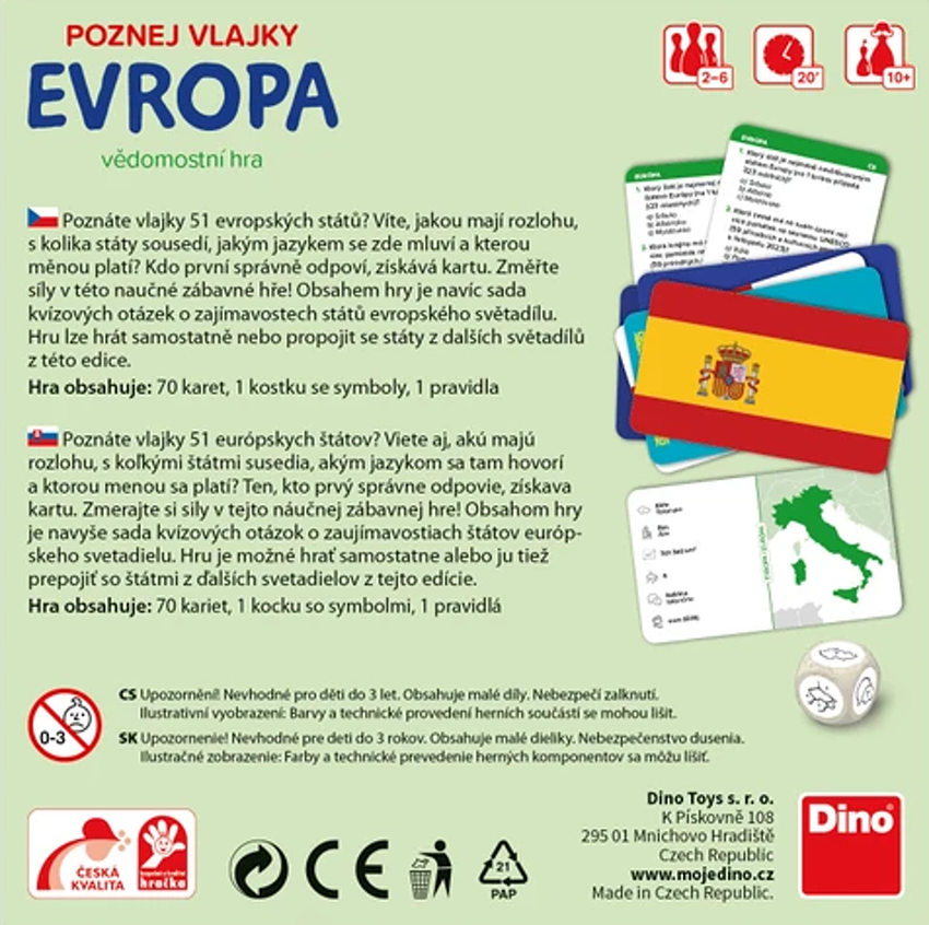 Hra Poznej vlajky Evropa