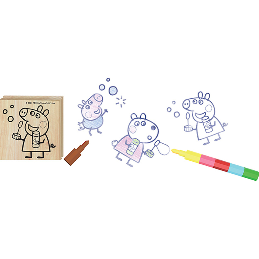 Razítka 3+1 s voskovkou Prasátko Peppa