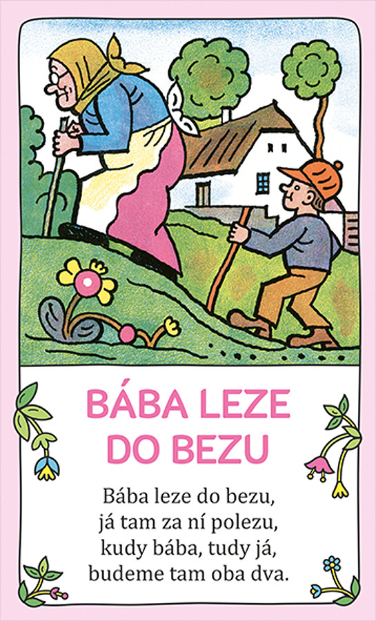 Malovaná říkadla výukové karty