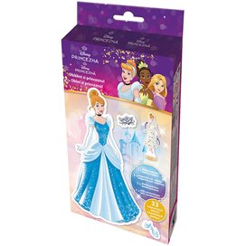 Magnetické oblékání s omalovánkou Disney Princezny II