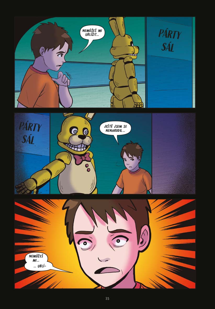 Five Nights at Freddy's: Do jámy a další příběhy (grafický román)