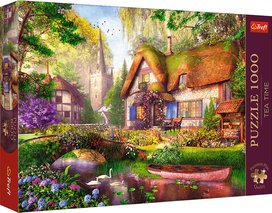 Puzzle Premium Plus Tea Time Dřevěná chata
