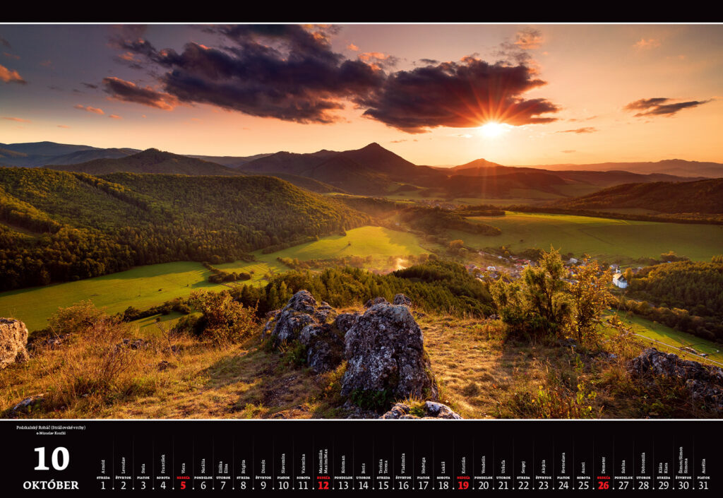 Slovakia Panorama 2025 - nástěnný kalendář