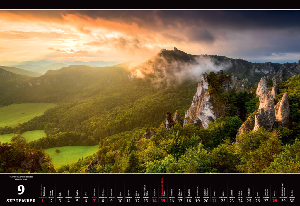 Slovakia Panorama 2025 - nástěnný kalendář