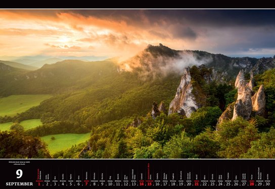 Slovakia Panorama 2025 - nástěnný kalendář