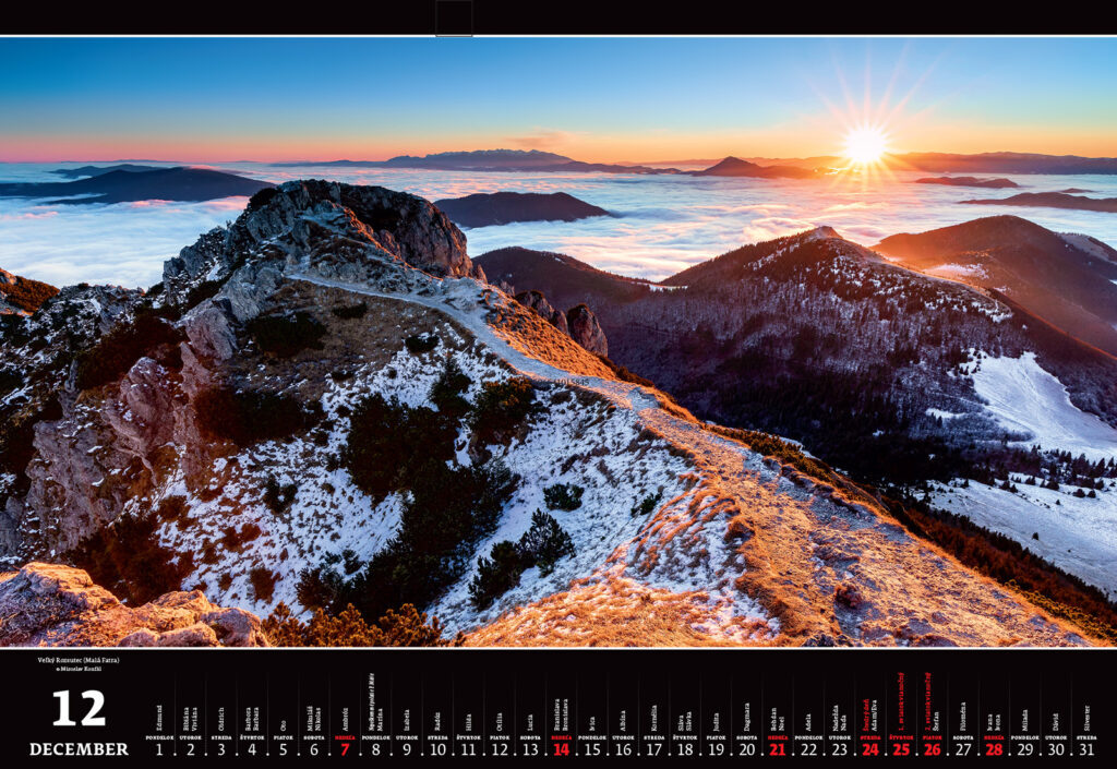 Slovakia Panorama 2025 - nástěnný kalendář