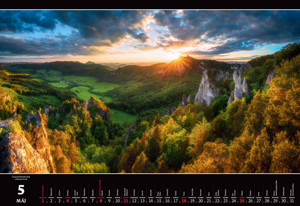 Slovakia Panorama 2025 - nástěnný kalendář