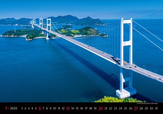 Bridges 2025 - nástěnný kalendář