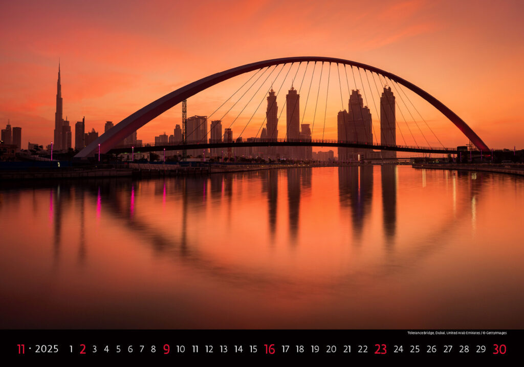 Bridges 2025 - nástěnný kalendář