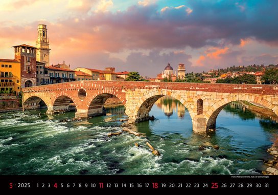 Bridges 2025 - nástěnný kalendář