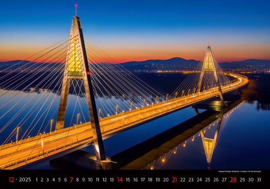 Bridges 2025 - nástěnný kalendář