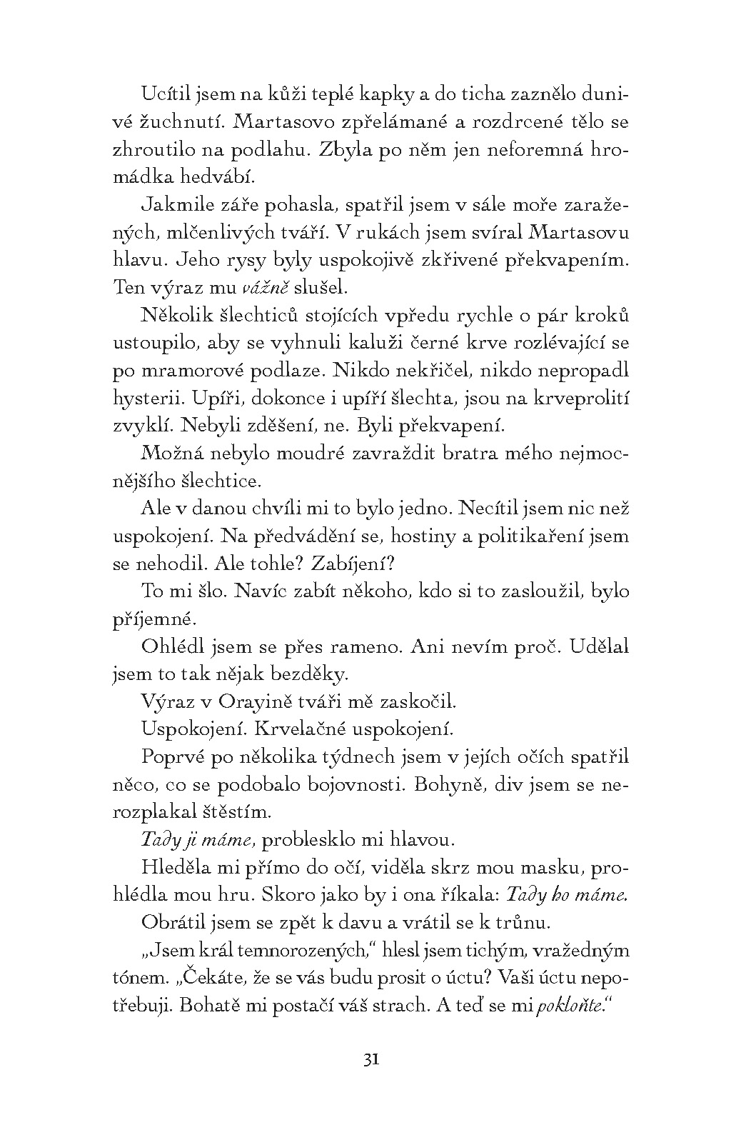 Popel a hvězdami prokletý král