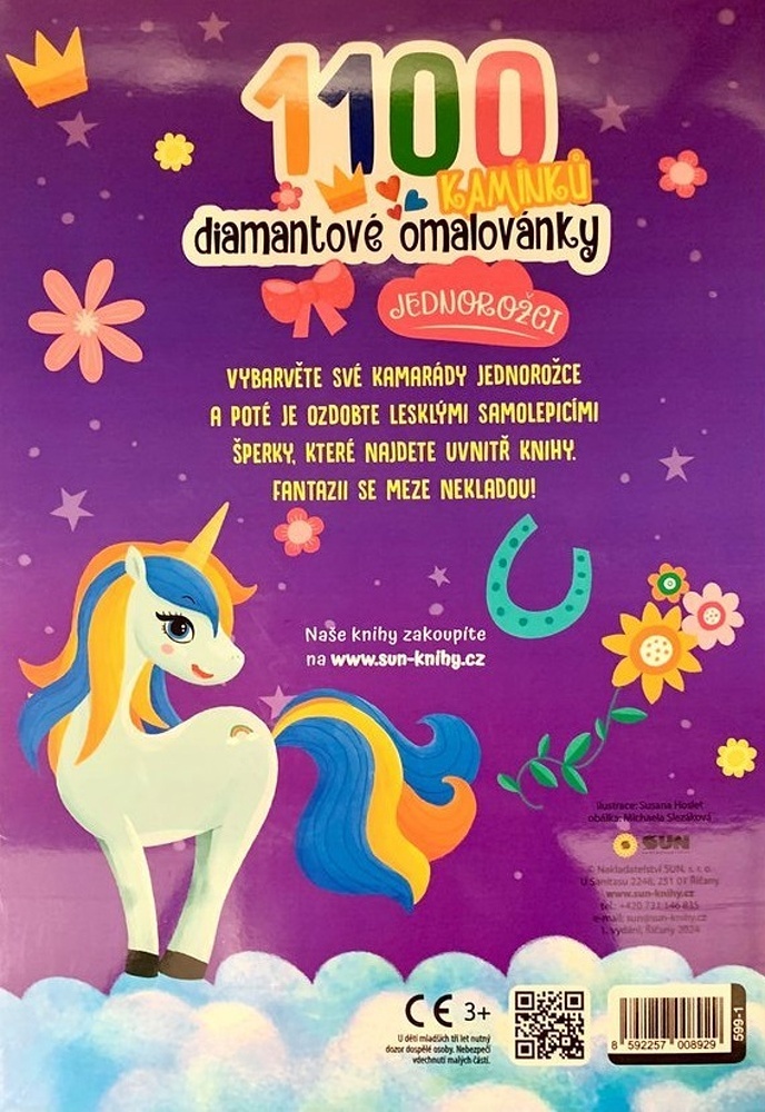 Diamantové omalovánky Jednorožci